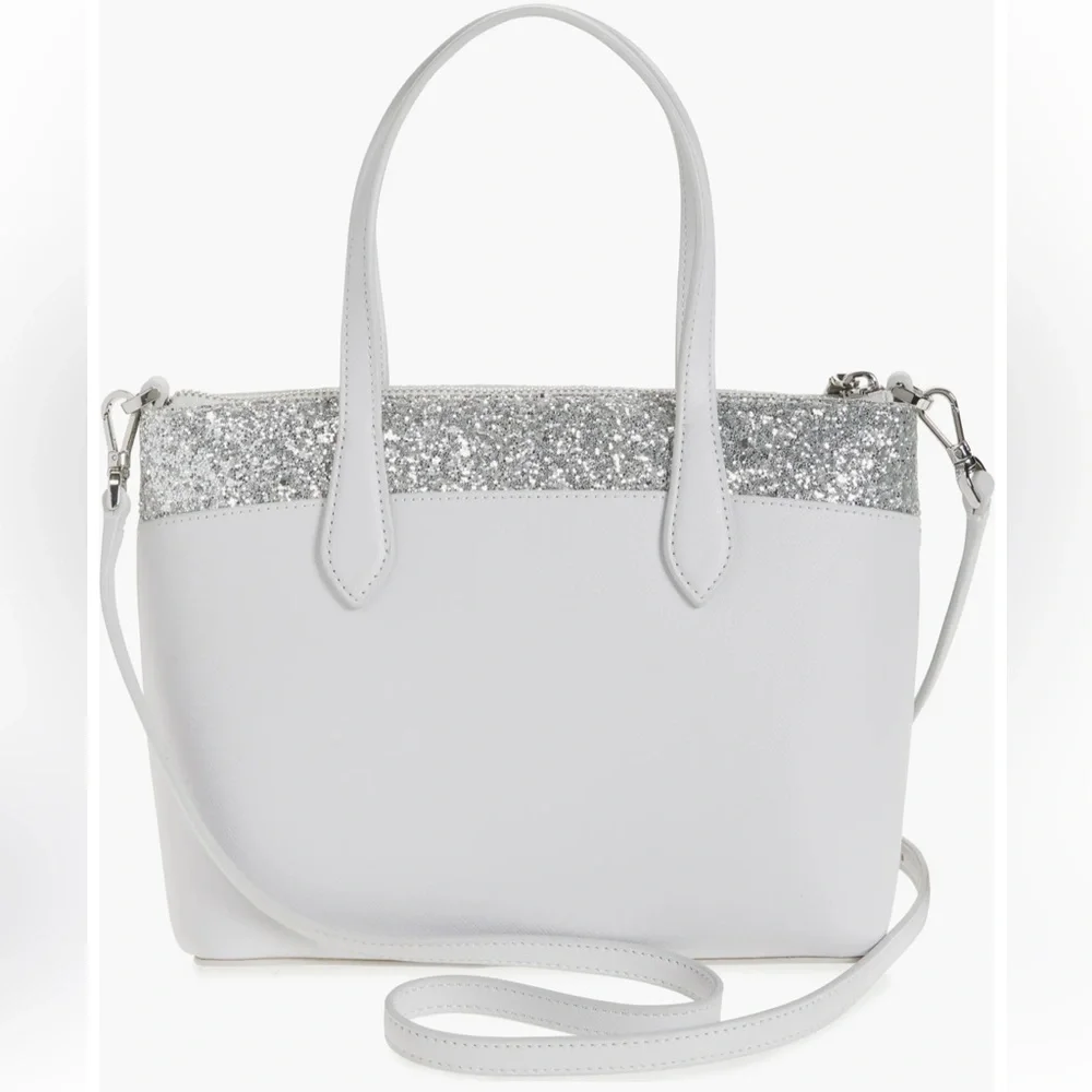 Kate Spade Flash Glitter Satchel, NWT